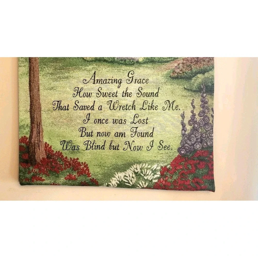 Amazing Grace Tapestry Wall Hanging by Manual Woodworkers & Weavers Inc 26 x 36